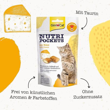 Gim Cat Crunchy friandise aux fromage pour chats 60g