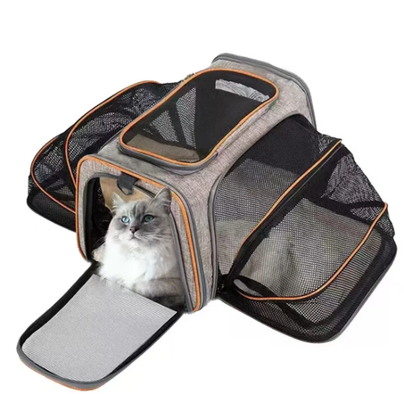 Extensible pet bag Sac extensible chats chiots - En Promo- حقيبة لسفر القطط و الكلاب  قابلة للاتساع