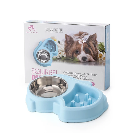 خاص بالقطط سريعة الاكل -صحن طعام  -Pet slow feeder