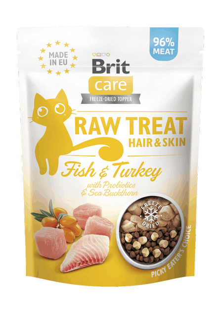 Raw Treat Hair and skin Fish and Turkey