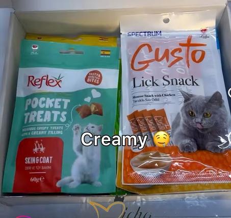 Pack Friandises Relex Pocket Crunchy et Gusto Creamy snack