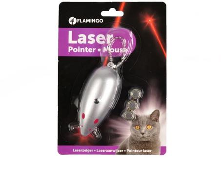 JOUET ÉLECTRONIQUE LASER WAYRA SOURIS GRIS