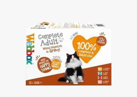 Webbox Mixed selction in Gravy 12 pcs pouchons de 100g