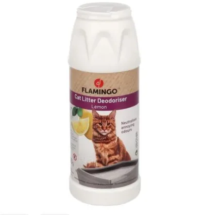 DÉSODORISANT DE LITIÈRE POUR CHAT AVEC PARFUM DE CITRON  750g