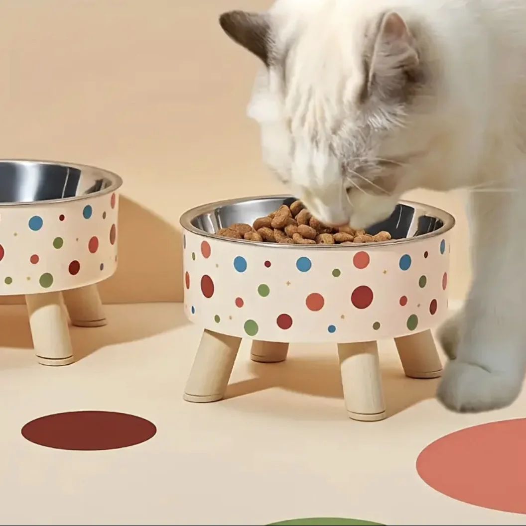 صحن عالي للقطط  Gamelle surélevée