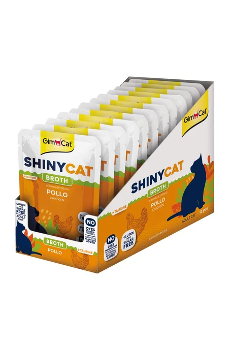 Gimcat shiny cat adult poulet  70G