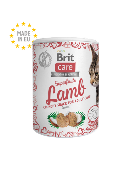 Brit Care Cat Snack Superfruits Lamb 100 g