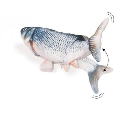 JOUET ÉLECTRONIQUE FLOUNDER POISSON لعبة السمكة المتحركة للقطط