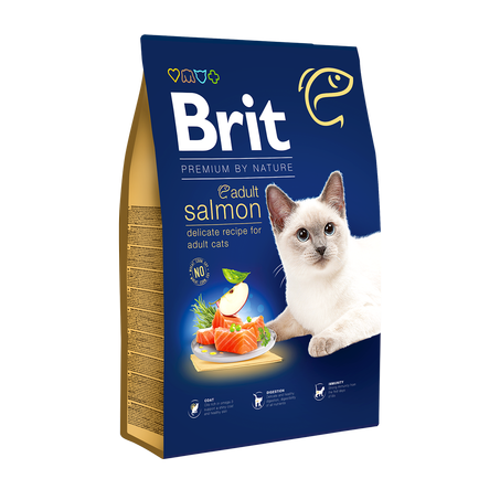 Brit Premium by Nature Chat adulte Saumon 1.5kg