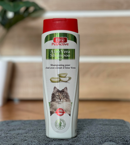 شامبو بالصبار/ بالعسل للقطط - Shampoing à l'aloé Vera BioPetActive pour Chats 400ml