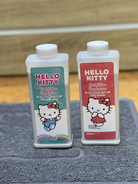 pouder déodorisant pour la litière  معطر رمل صندوق الفضلات