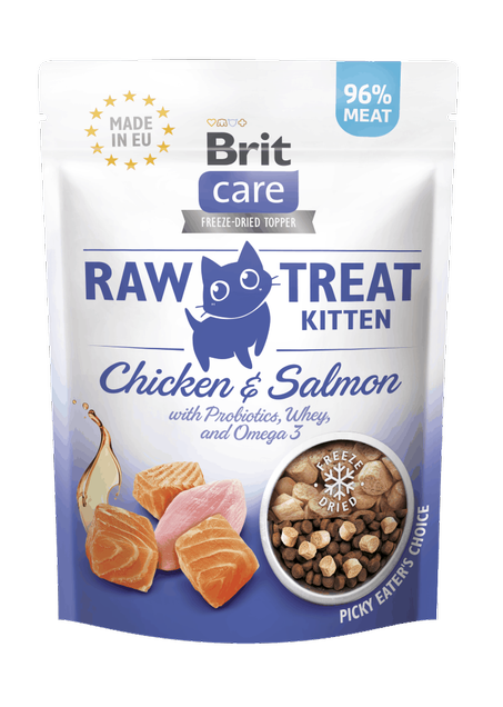 Raw Treat Kitten  Chicken and salmon