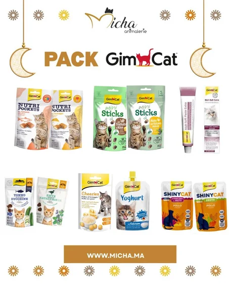 Pack Gim Cat  Pack de friandises variées