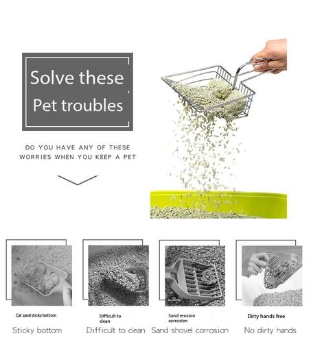 Pelle à litière inoxydable Promo!