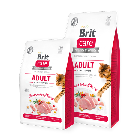 Brit care Cat Grain-Free Activity Support 2kg (chat à haute activité sans céréales)