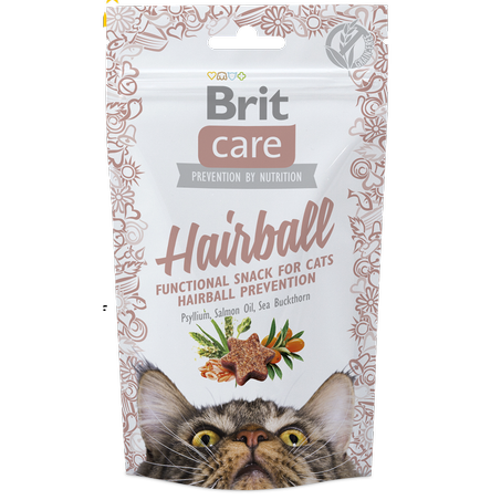 Brit Care Cat Snack HairBall (au Canard) 50g