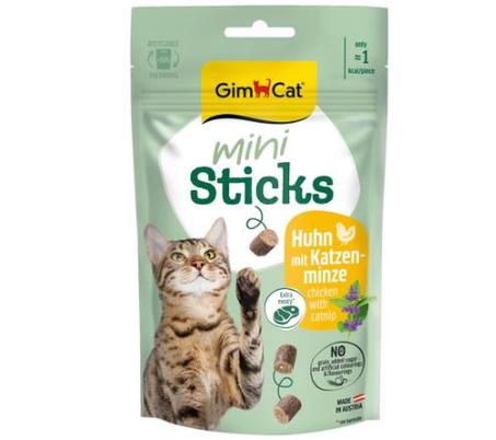GimCat Mini Sticks Chicken with Catnip