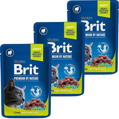 Brit Premium Cat Pouches adult Sterilised Kitten
