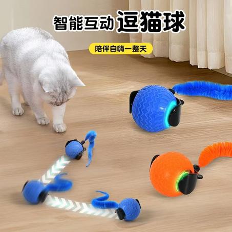 Jouet ball interactive Bleu