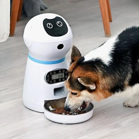 Robot Automatic Pet Feeder / Distributeur automatique de croquettes