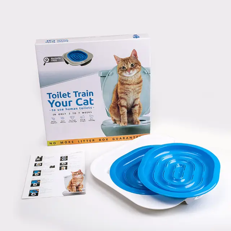 Toilet train Your Cat to use human toilette