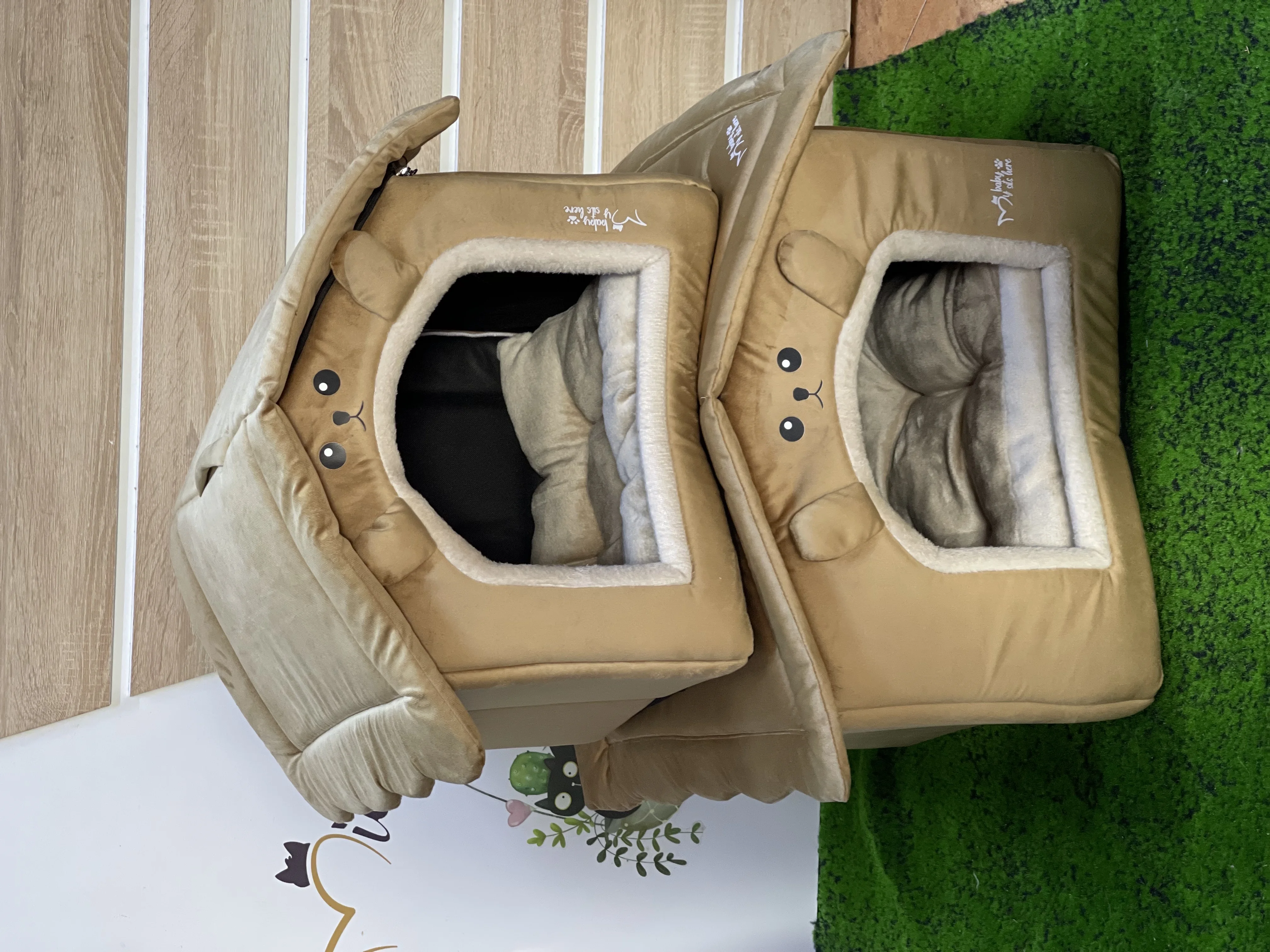 بيت دافئ للقطط و الكلاب الصغيرة maisonnette