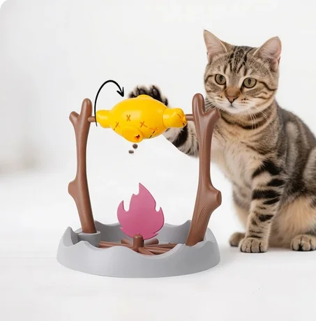 Jouet pour chat rotatif