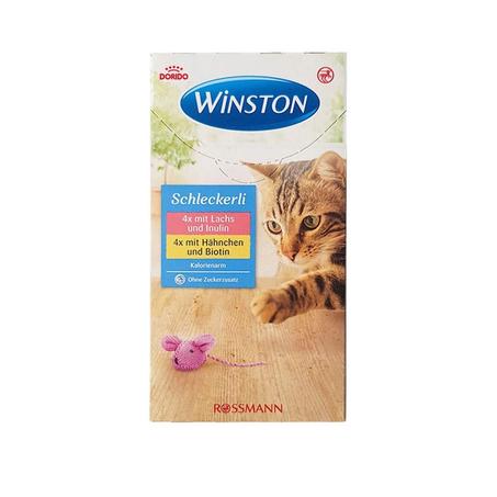Winston_Crème pour chats pack de 8 sauces pour chats