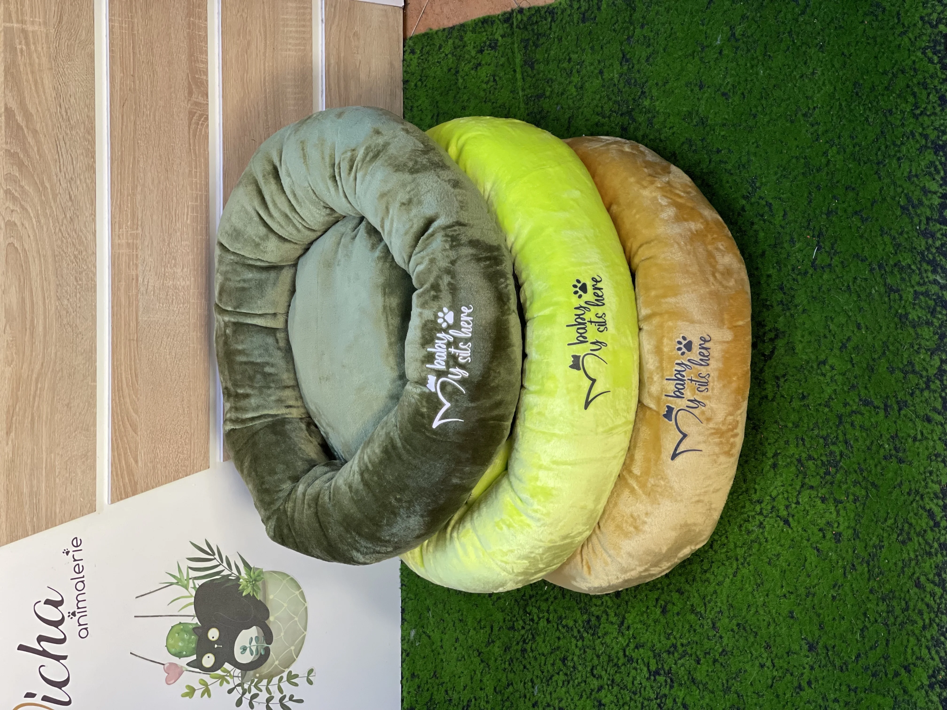 سرير للقطط و الكلاب الصغيرة coussin rond