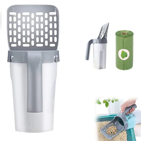 Pelle Magic pour litière + 1 sac