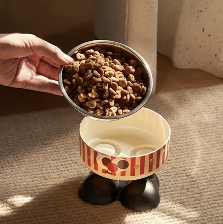 صحن عالي للقطط و الكلاب الصغيرة  Gamelle surélevée pour chats chiens