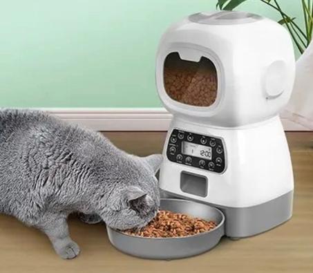Elf automatique pet Feeder l Distributeur automatique de croquettes