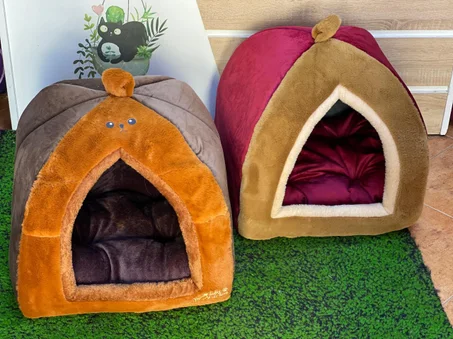 Igloo couchage pour chats et chiens
