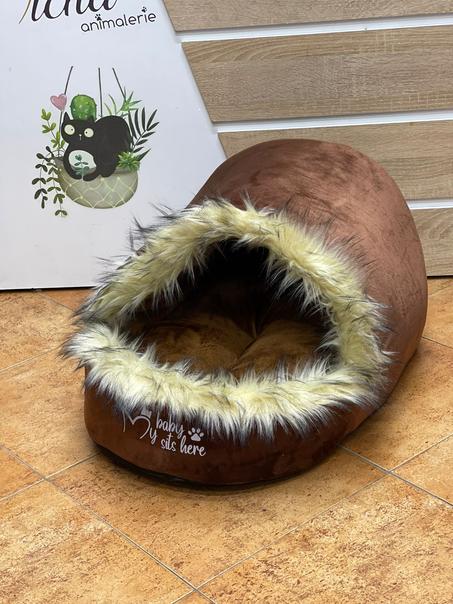 بيت دافئ و رطب للقطط و الكلاب الصفيرة- Maison pantoufle pour chats et chiots