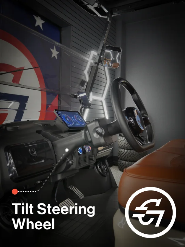 2026 Edge Phantom 4P 4-Passenger Electric Golf Cart – 51V Lithium – Factory-Direct Savings