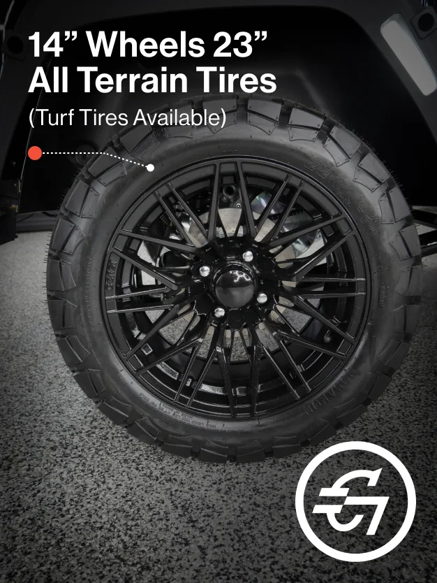 2026 Edge Phantom 4P 4-Passenger Electric Golf Cart – 51V Lithium – Factory-Direct Savings