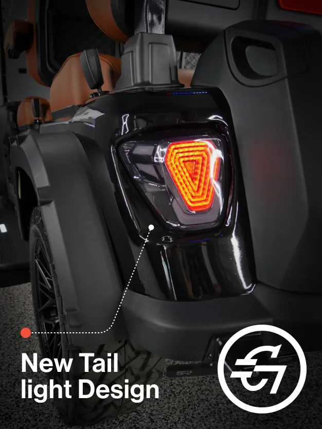 2026 Edge Phantom 4P 4-Passenger Electric Golf Cart – 51V Lithium – Factory-Direct Savings