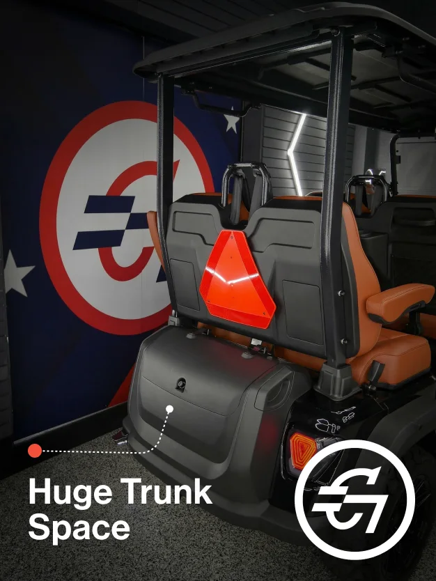 2026 Edge Phantom 4P 4-Passenger Electric Golf Cart – 51V Lithium – Factory-Direct Savings