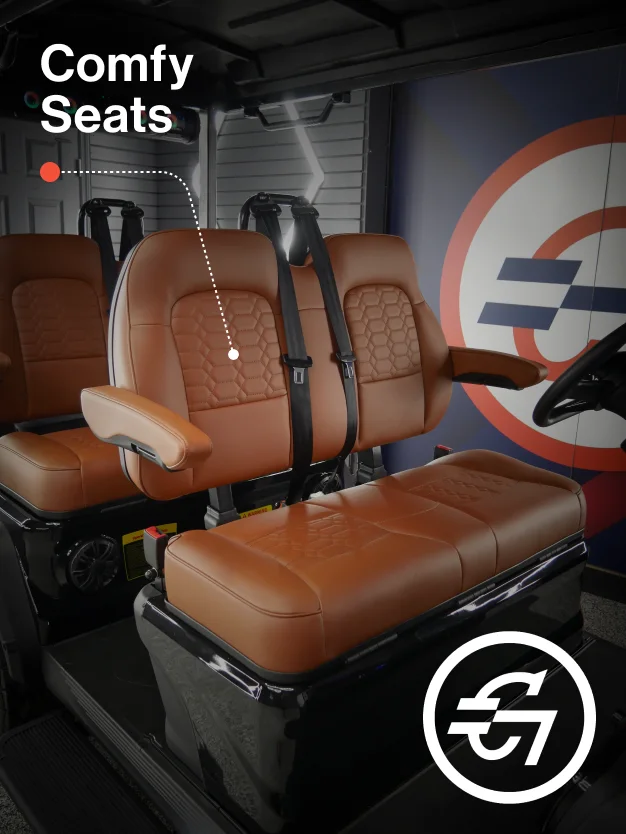 2026 Edge Phantom 4P 4-Passenger Electric Golf Cart – 51V Lithium – Factory-Direct Savings