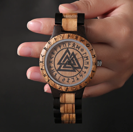 ساعة الفايكنج  الفاخرة  (التوصيل مجاني)