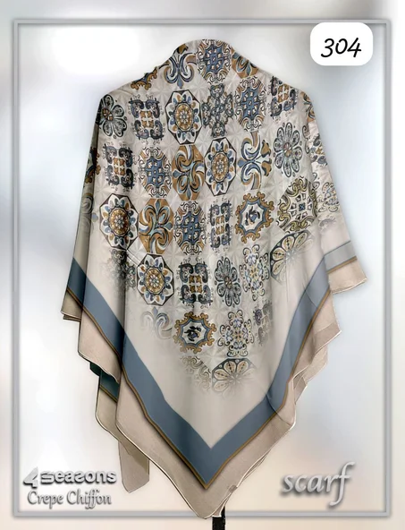 فولار ماليزي كريب شيفون وطباعة ديجيتال 100% أصلي