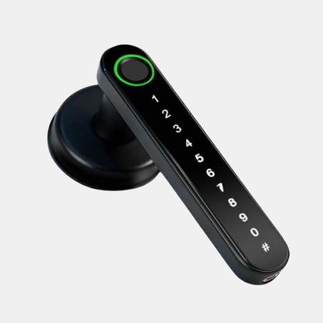 قفل الباب بالبصمة