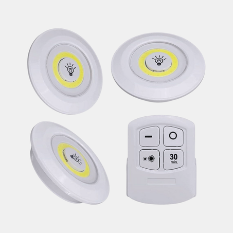 مجموعة إضاءة لاسلكية (3 قطع)