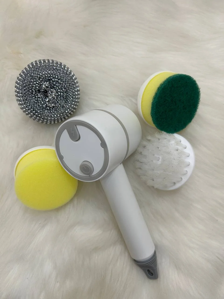 فرشاة تنظيف كهربائية 4 رؤوس