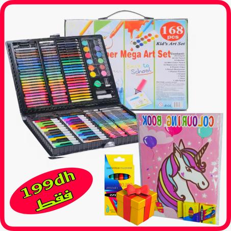 VALISE COLORIAGE 168 PCS