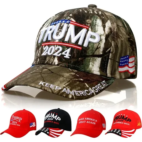 Trump 2024 "Take America Back" MAGA Hat – USA Flag Embroidery, Adjustable Baseball Cap for Proud Men & Women Patriots