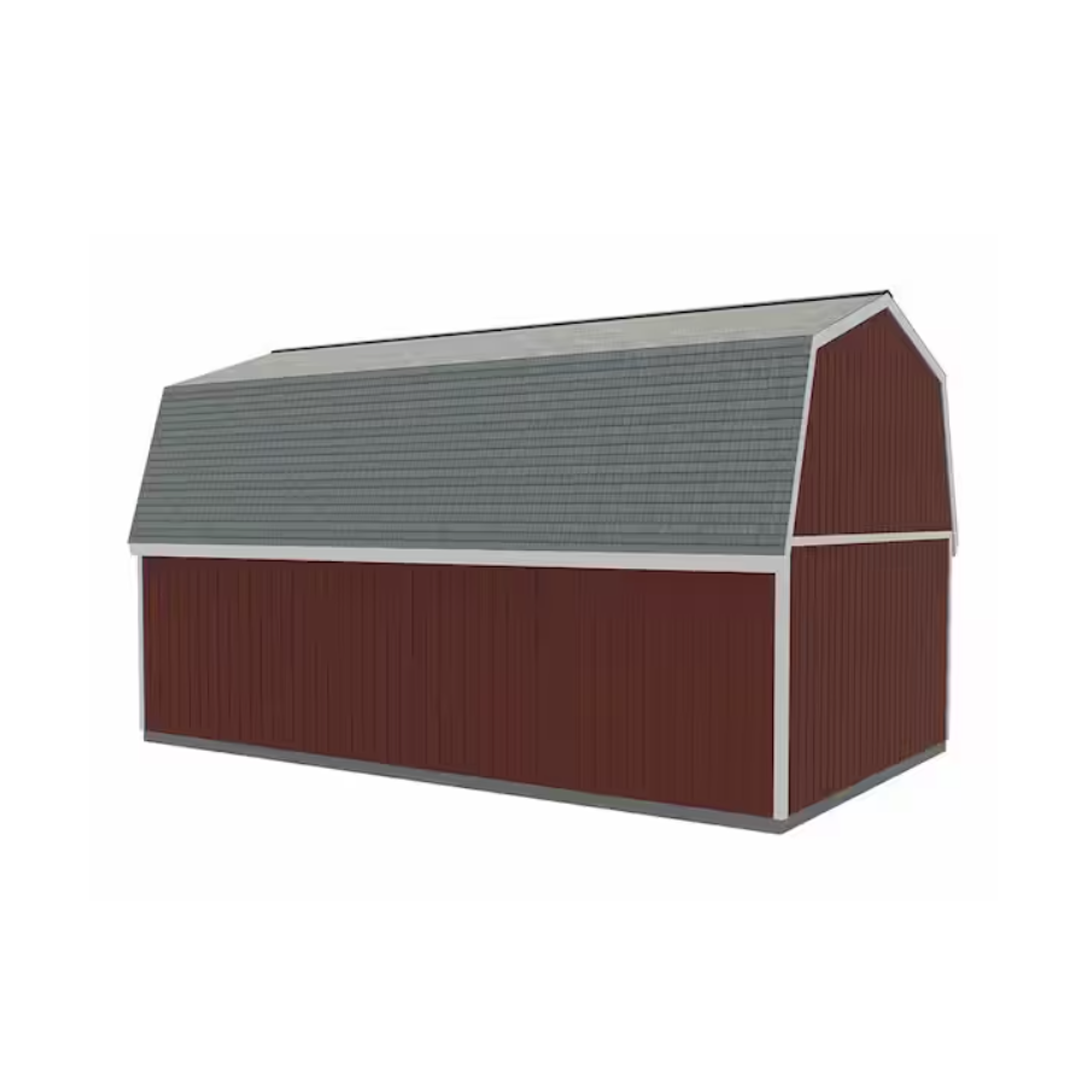 Best Barns Crafted Colossal 32 ft. x 16 ft. 2-Story Wood Barndominium Kit with Man Door and Elegant Dormer Kit