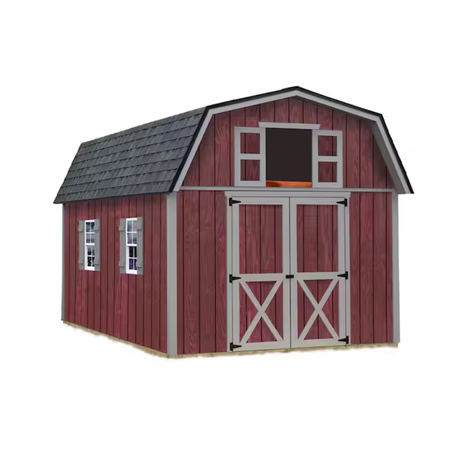 Best Barns Craftsman's Cove 10 ft. x 12 ft. Wood Barn Kit with Convenient Loft