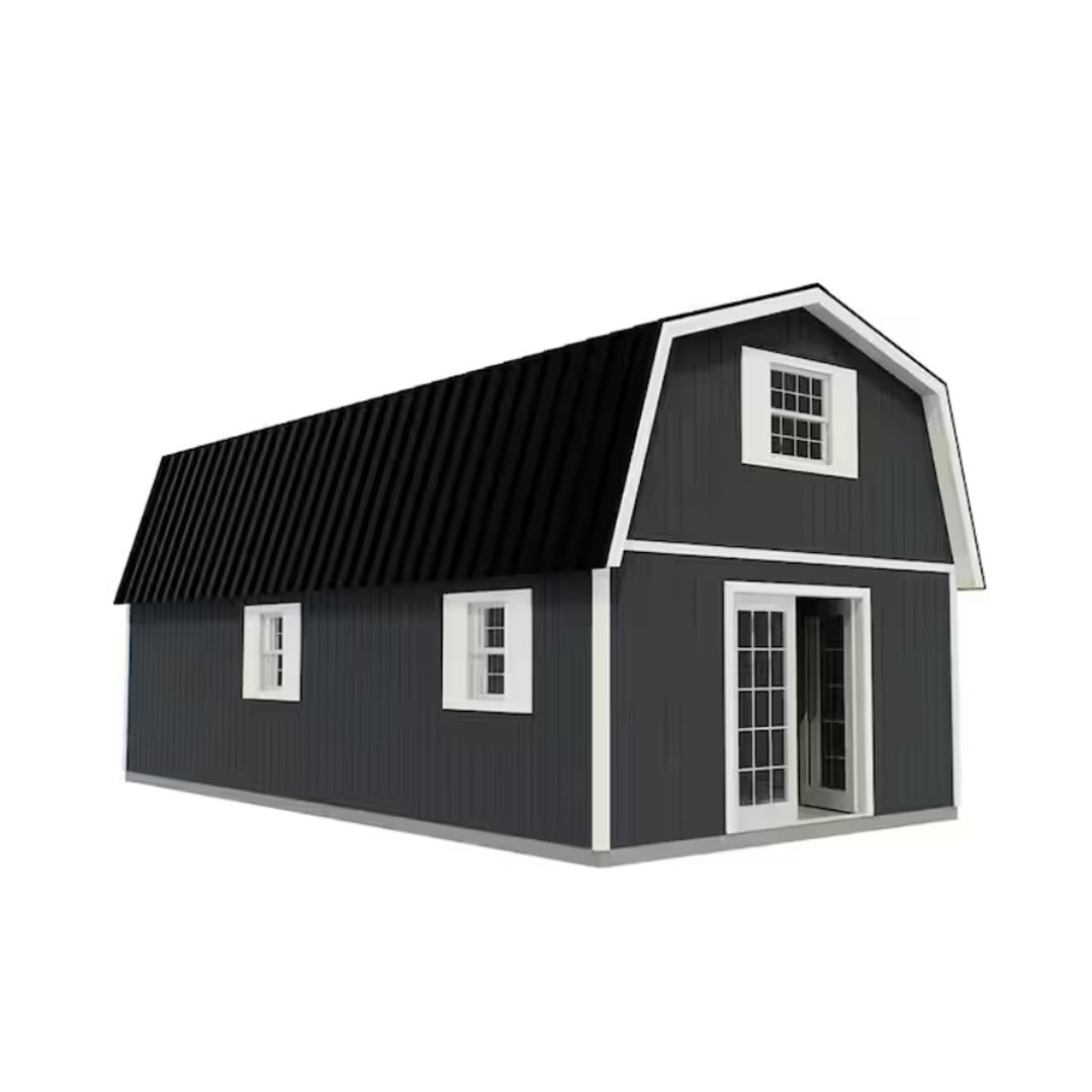Best Barns Handcrafted Homestead XL 16 ft. x 24 ft. Two-Story Wood Barn Kit with Loft (Staircase Included)
