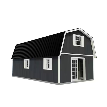 Best Barns Handcrafted Homestead XL 16 ft. x 24 ft. Two-Story Wood Barn Kit with Loft (Staircase Included)